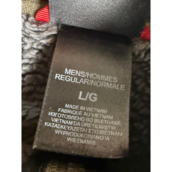 The North Face Chimborazo Sherpa Lined Fleece Jacket Brown‎ Tan Gray Mens Large - Picture 7 of 10